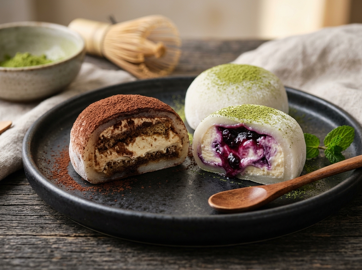 Handgemachte Daifuku Mochi